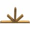 Ekena Millwork Saratoga Rough Sawn Timber Gable Bracket, Western Red Cedar, 96"W x 64"H x 6"D x 6"F, 16/12 Pitch GBW096X64X0606SAR00RWR - alternate 4